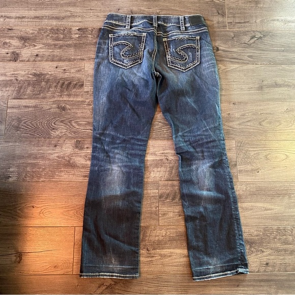 Silver Suki Jeans Mid Straight 32/32 - Picture 7 of 16